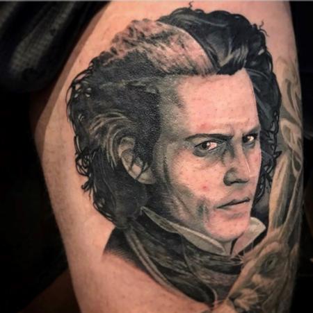 Tattoos - Rick Mcgrath Sweeney Todd Portrait - 144535